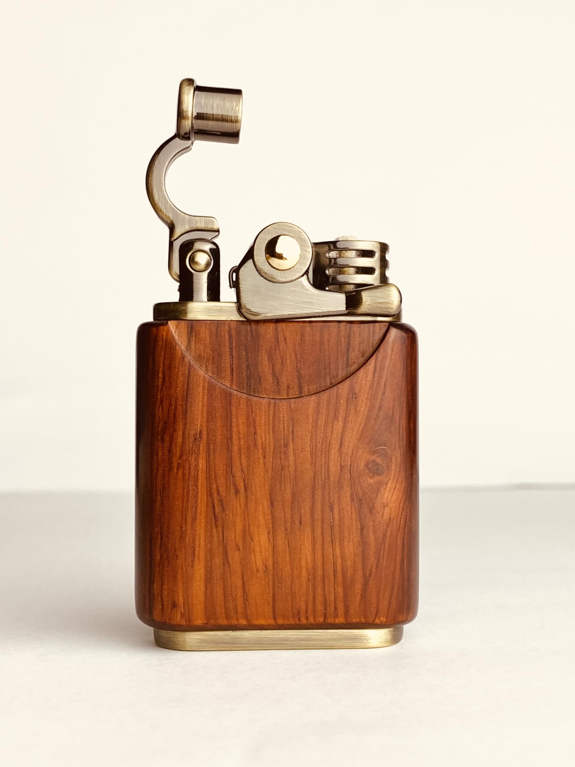 Amazon.co.jp: 手作り 白檀木製シェルオイルライター 防風プリント式